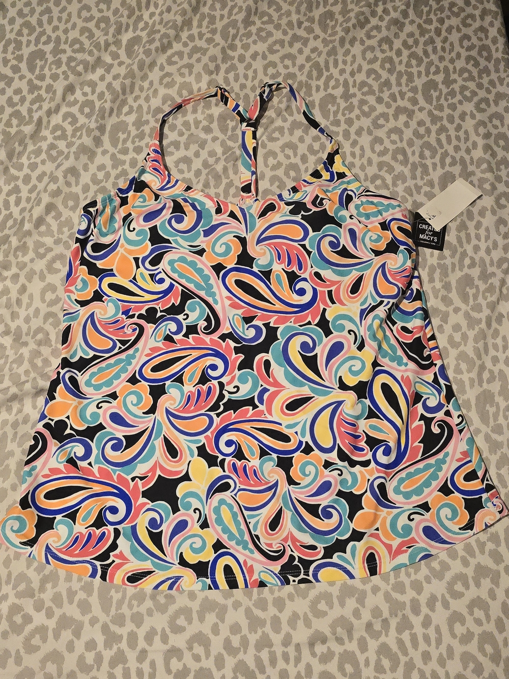 Island Escape Womans Tankini Swim Top